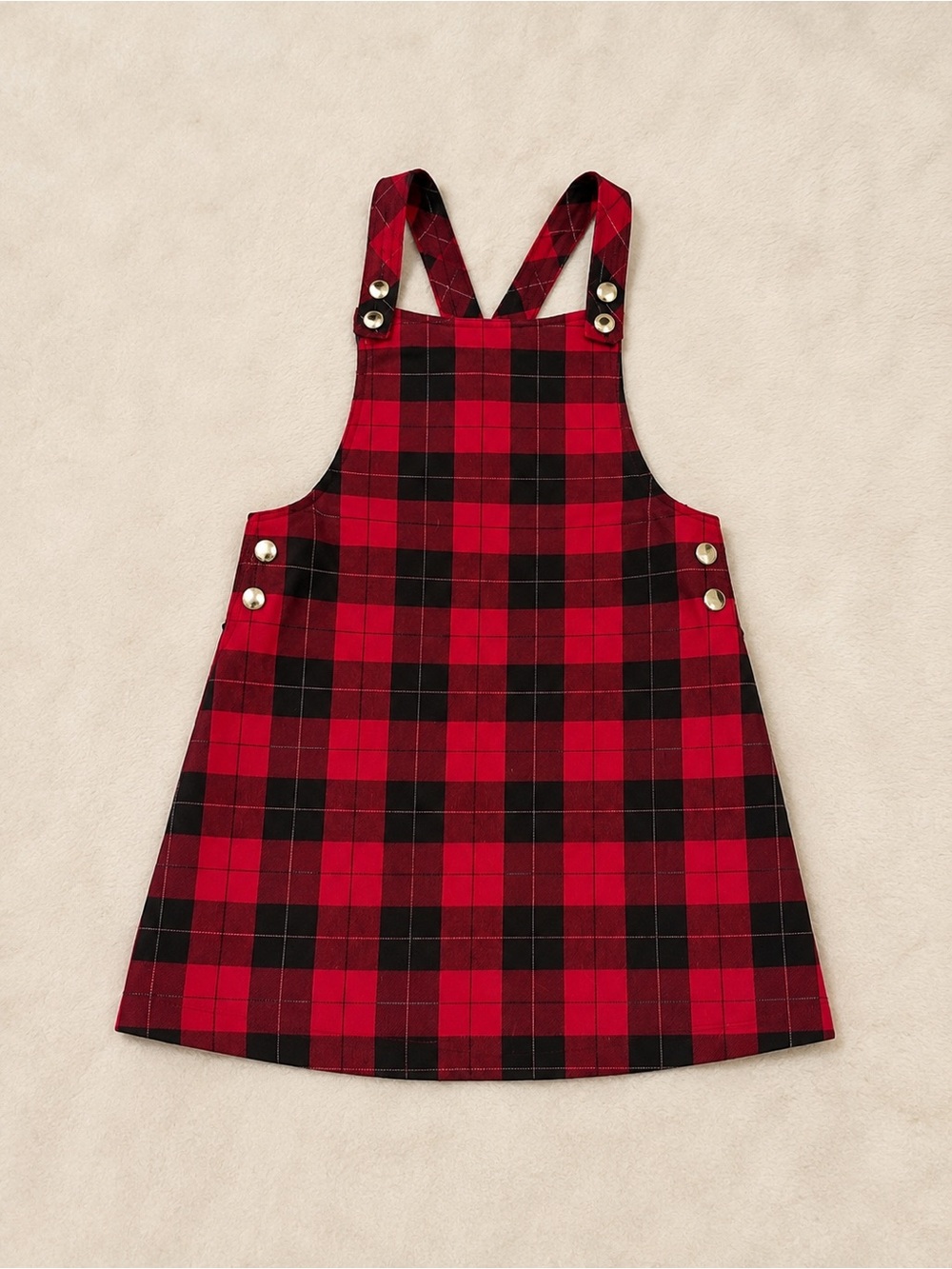 Max Studio Buffalo Plaid Holiday Jumper | Girls Size 5